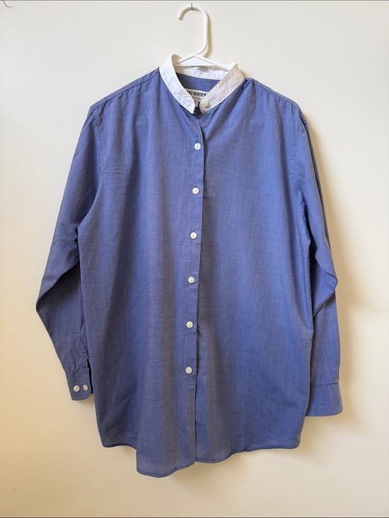Holt Renfrew Tops - VINTAGE Holt Renfrew mock neck button cotton dress shirt oversized